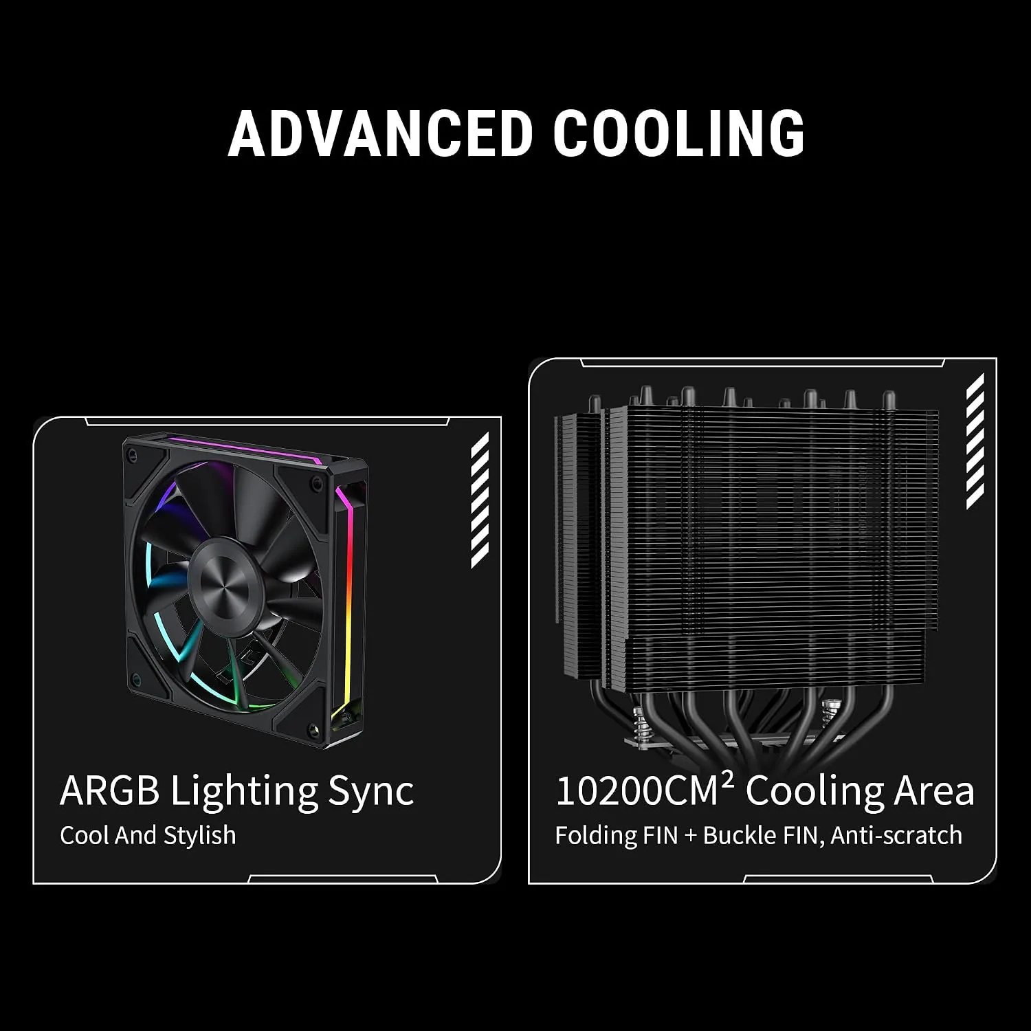 Ant Esports V8 Digital CPU Air Cooler — photo 4