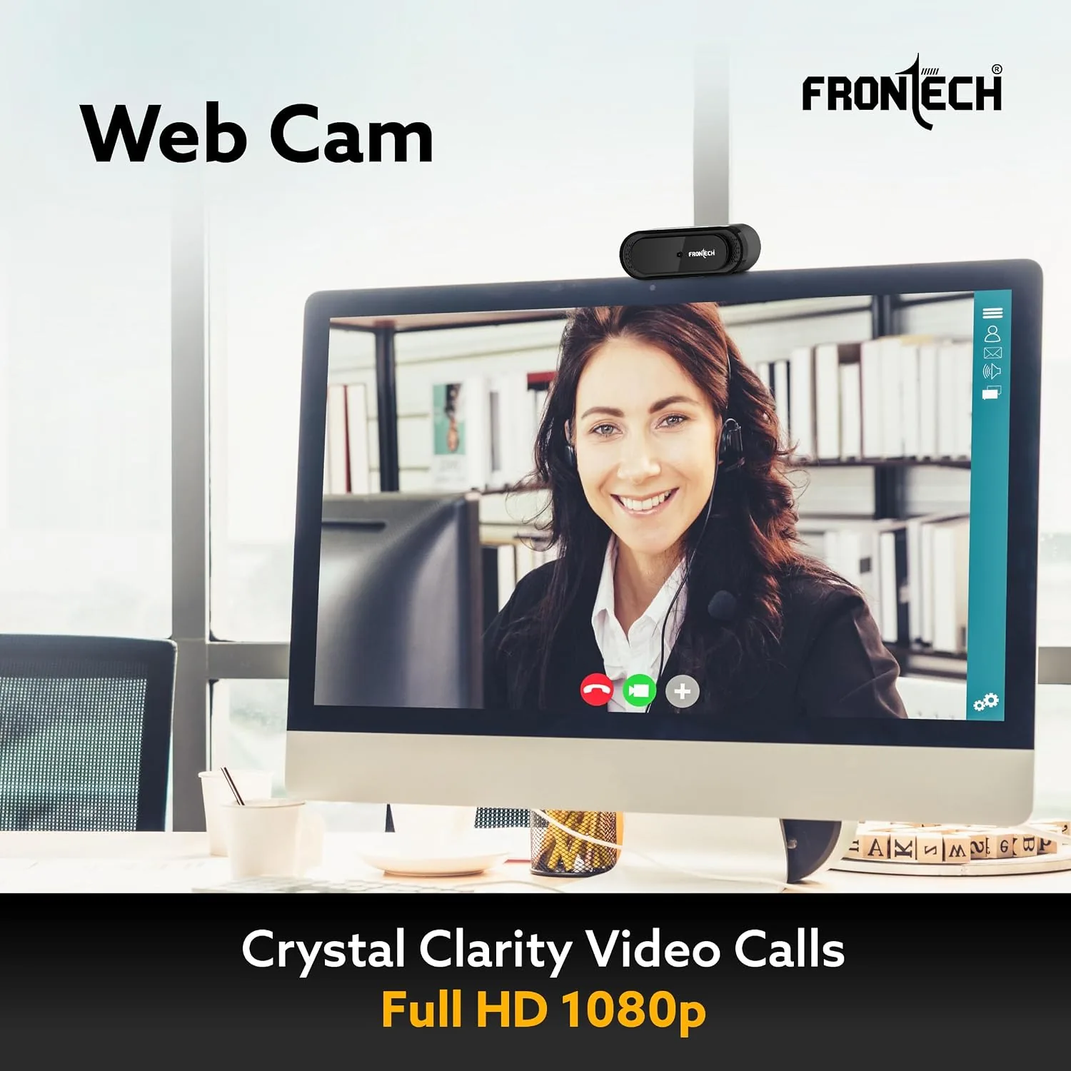 Frontech E-CAM FT-2256 Full HD Webcam — photo 2