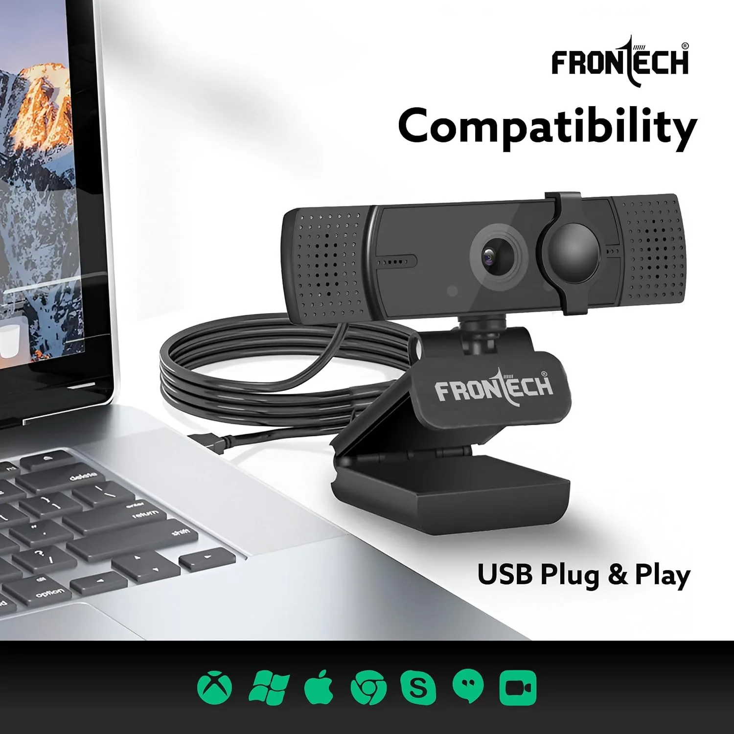 Frontech E-CAM FT-2257 4K Webcam — photo 4