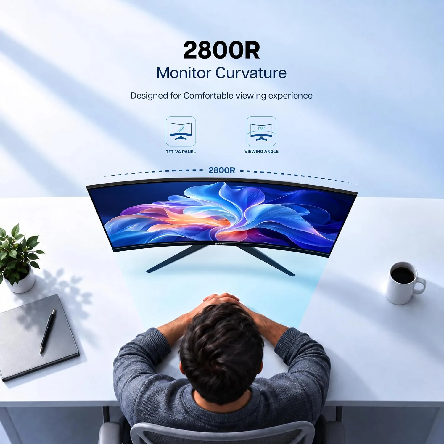 Geonix Argon 32-inch Curved Monitor — photo 3