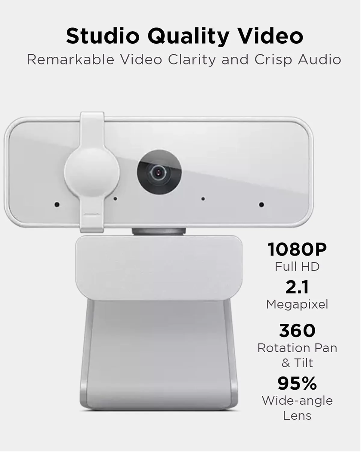 Lenovo 300 FHD Webcam — Cloud Grey — photo 2