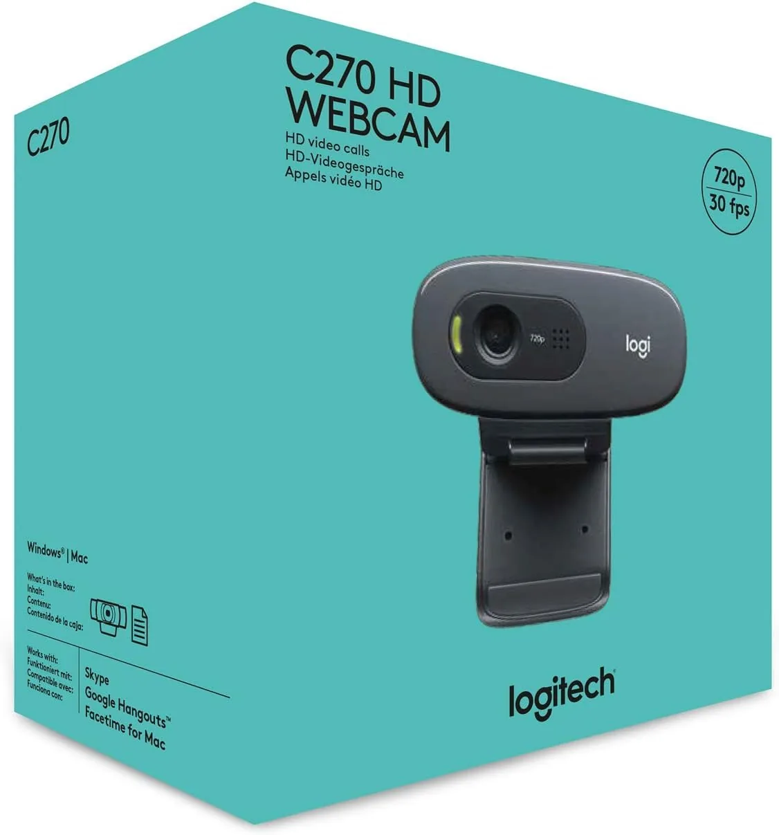 Logitech C270 HD Webcam — photo 4
