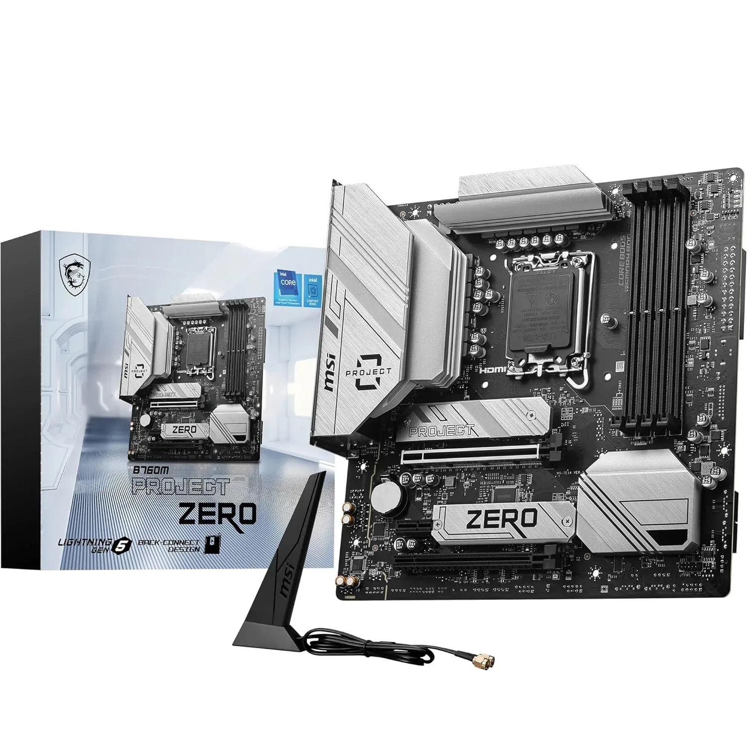 MSI B760M Project Zero — photo 1 of 6