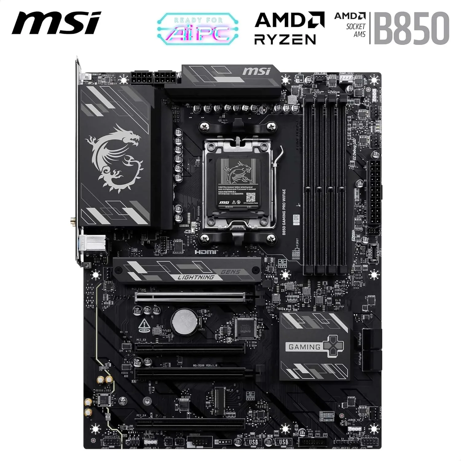 MSI B850 Gaming PRO WIFI6E — photo 2