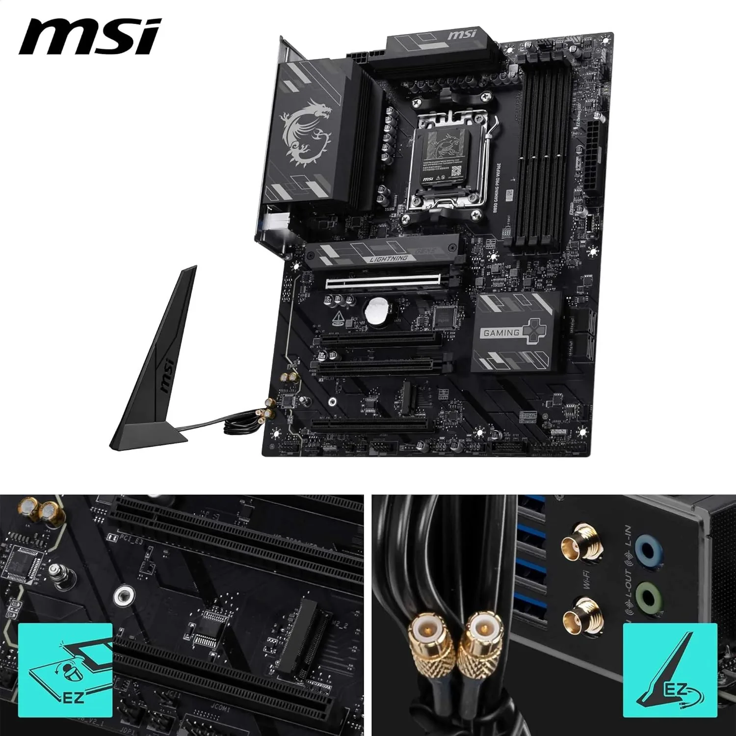 MSI B850 Gaming PRO WIFI6E — photo 3
