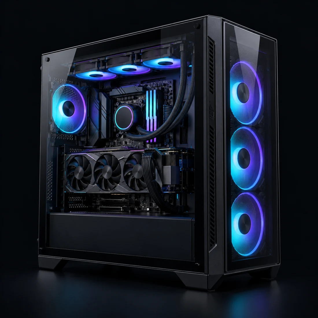 Performance example gaming PC illustration